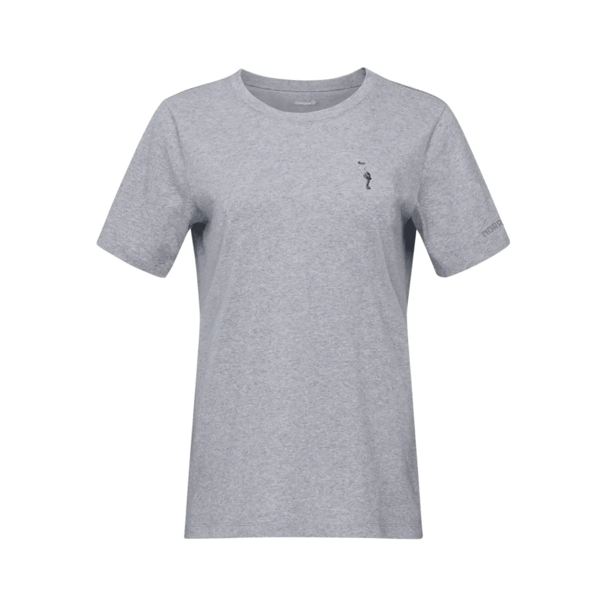 mmtsklep Koszulki I Koszule-Koszulka Norrona /29 Cotton Activity Embroidery T-shirt Women
