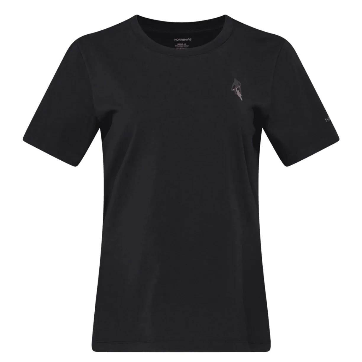 mmtsklep Koszulki I Koszule-Koszulka Norrona /29 Cotton Activity Embroidery T-shirt Women