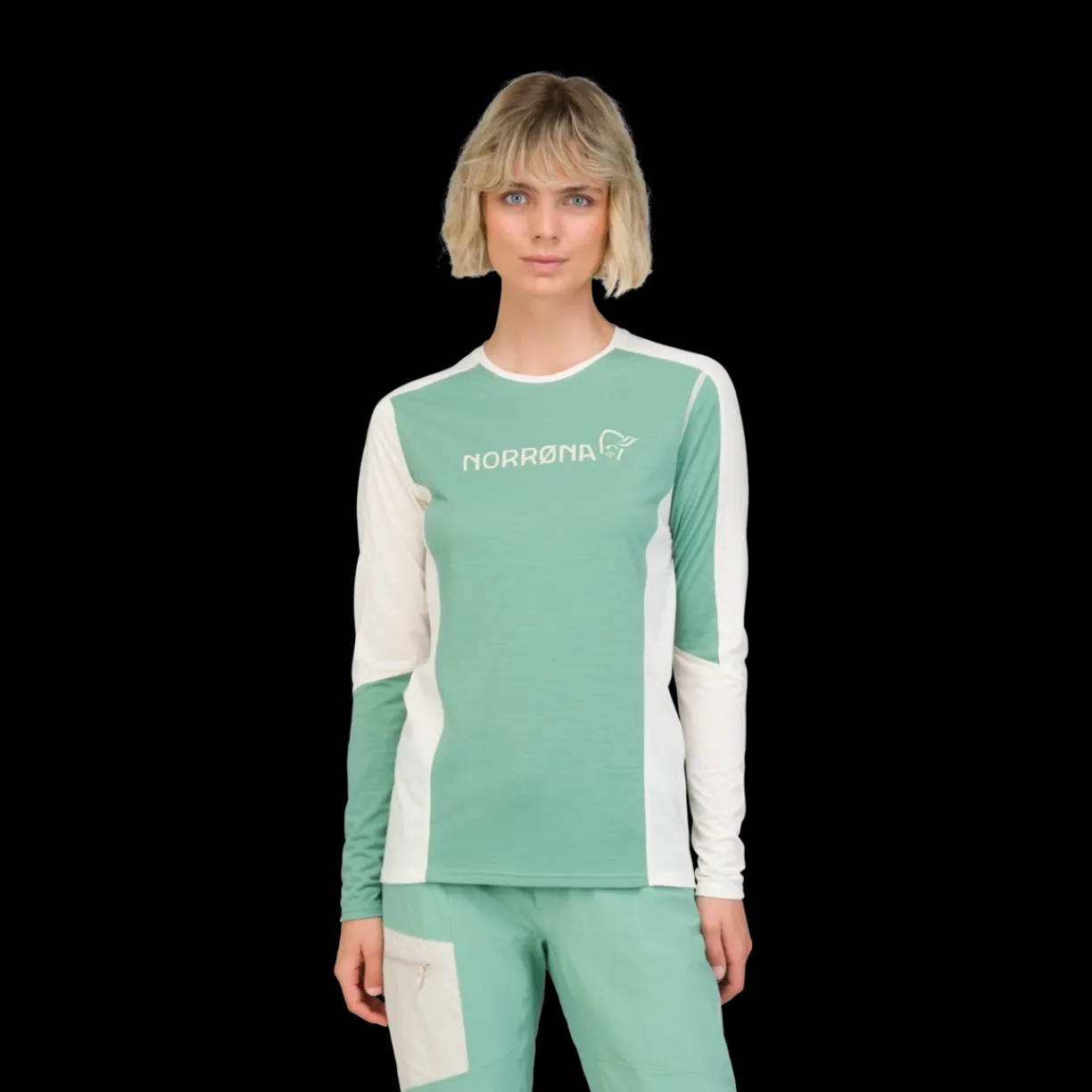 mmtsklep Koszulki I Koszule|Bielizna Termoaktywna-Koszulka Norrona Falketind Equaliser Merino Round Neck Longsleeve Women