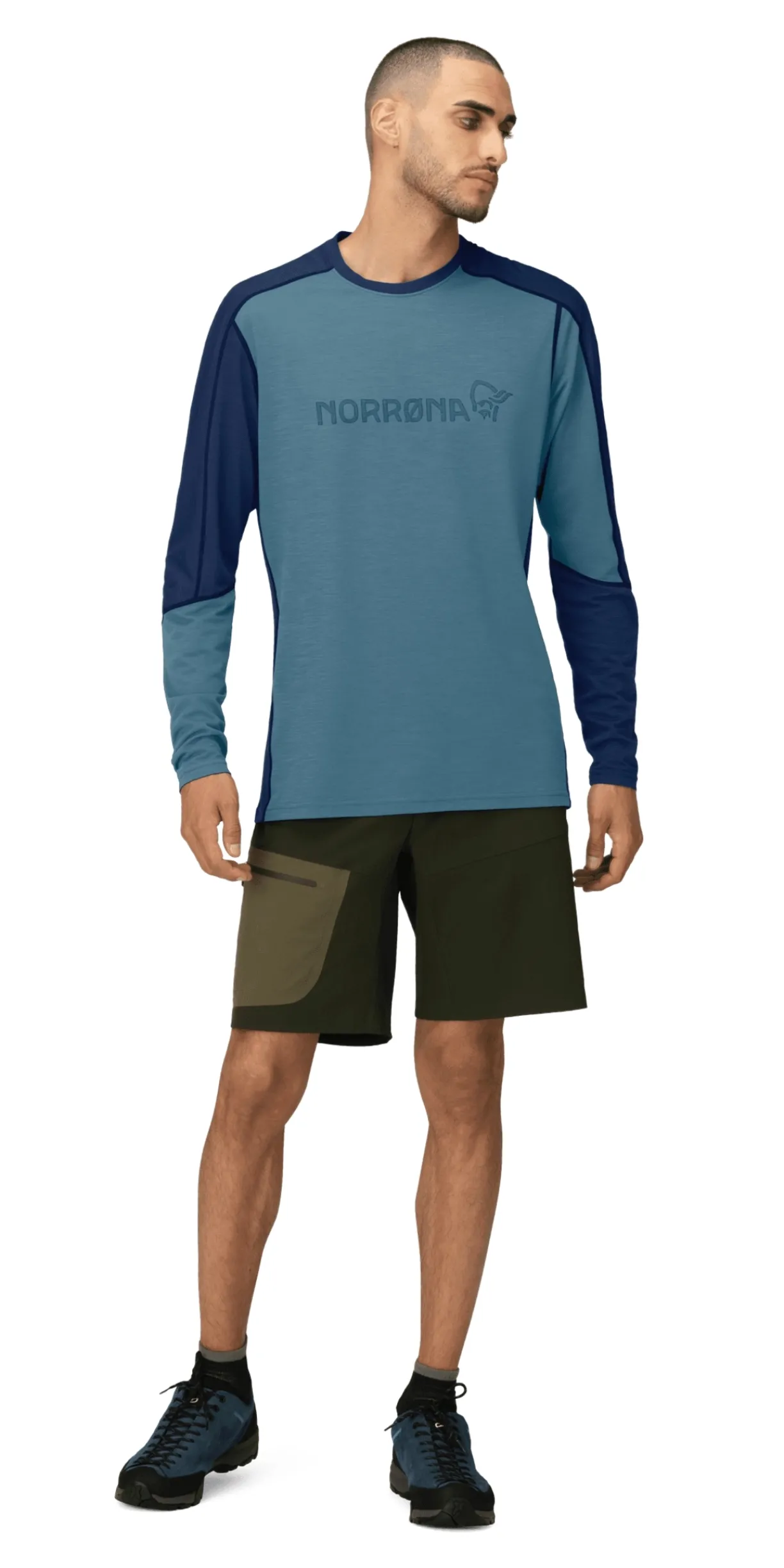 mmtsklep Koszulki I Koszule-Koszulka Norrona Falketind Equaliser Merino Round Neck Longsleeve Men