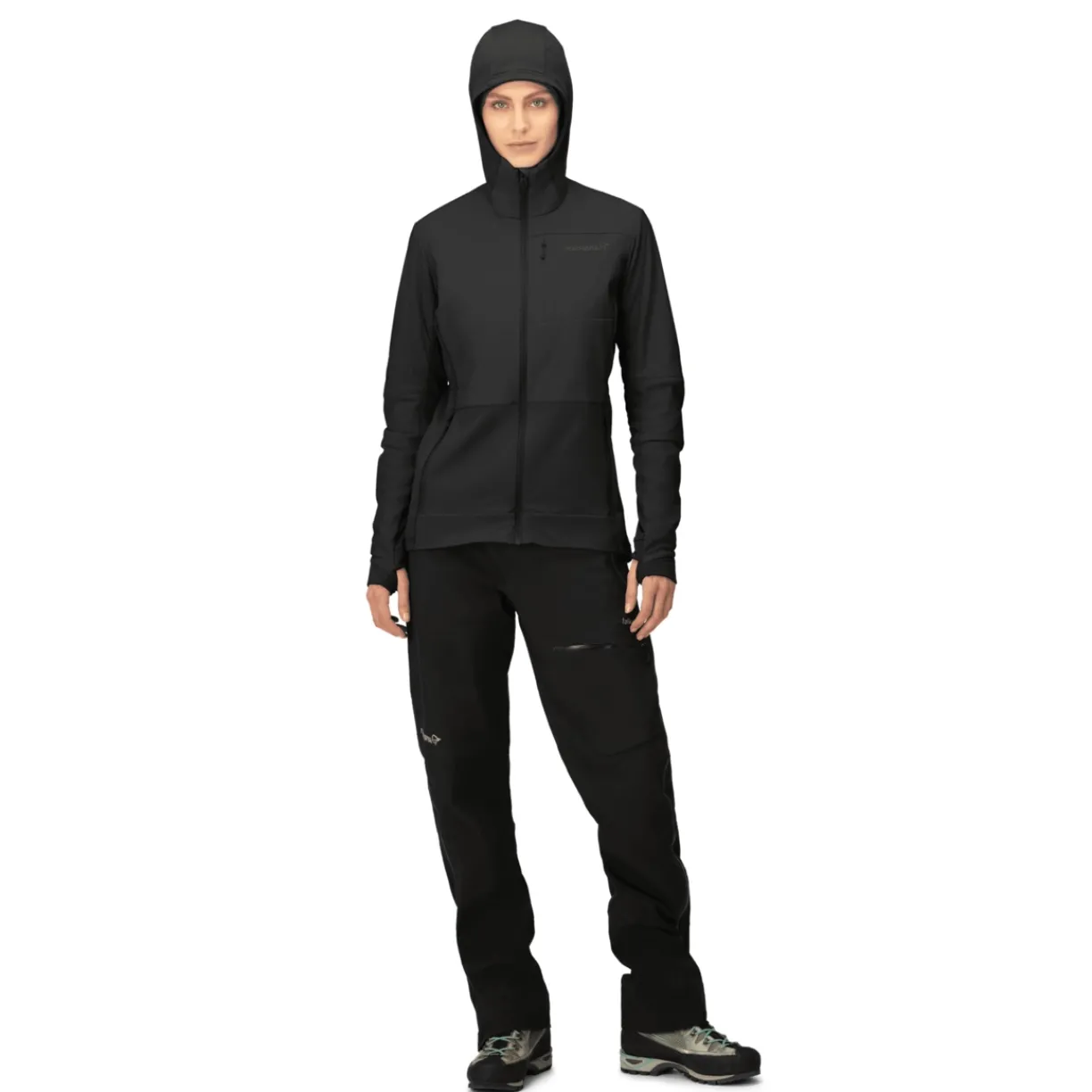 mmtsklep Kurtki I Kamizelki-Kurtka Norrona Falketind Alpha90 Insulated Zip Hood Women
