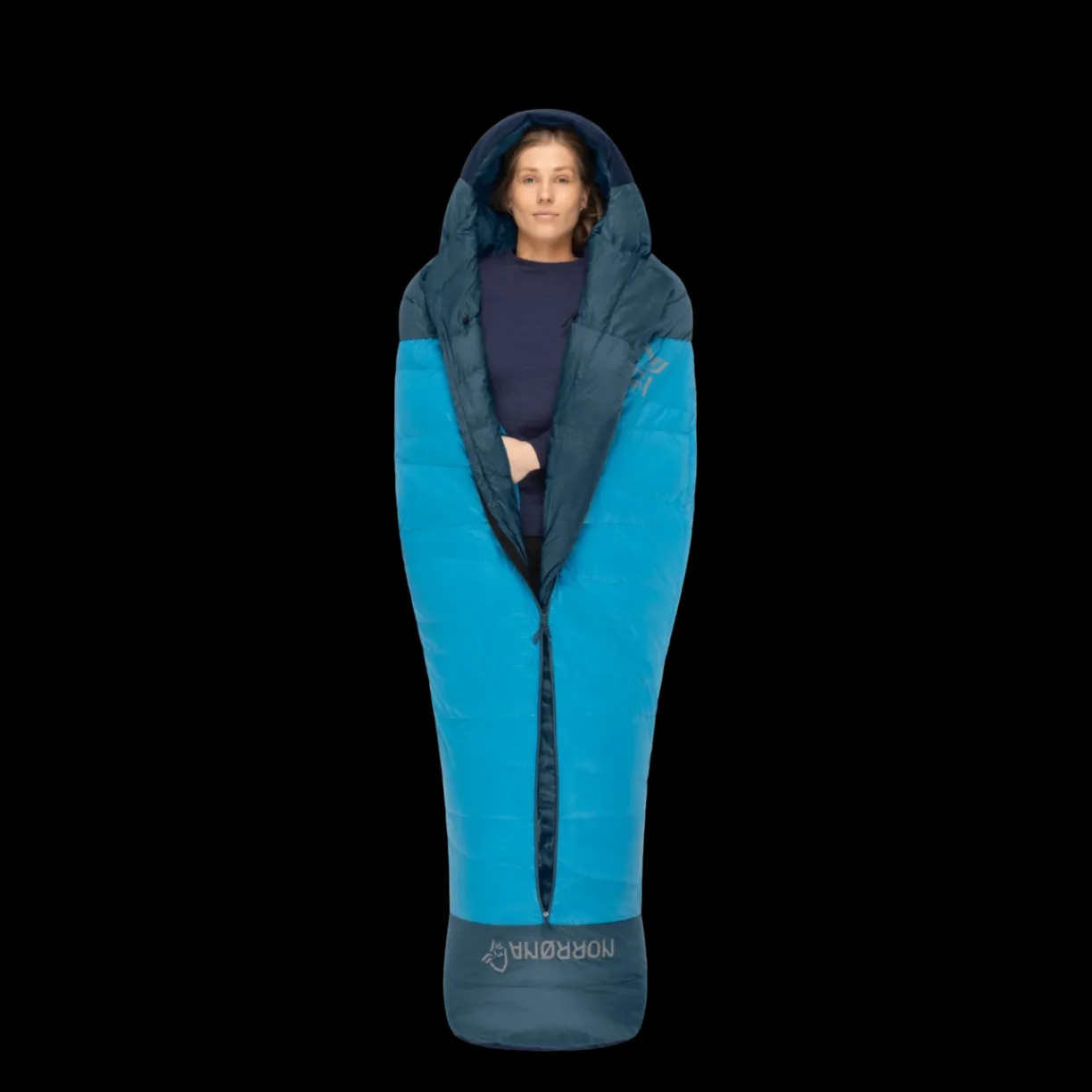 mmtsklep Śpiwory Puchowe-Śpiwór puchowy Norrona Falketind Down800 +10C Sleeping bag 170 Women