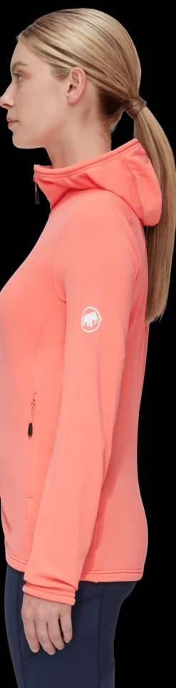 mmtsklep Polary I Bluzy-Polar Mammut Aconcagua Light ML Hooded Jacket Women
