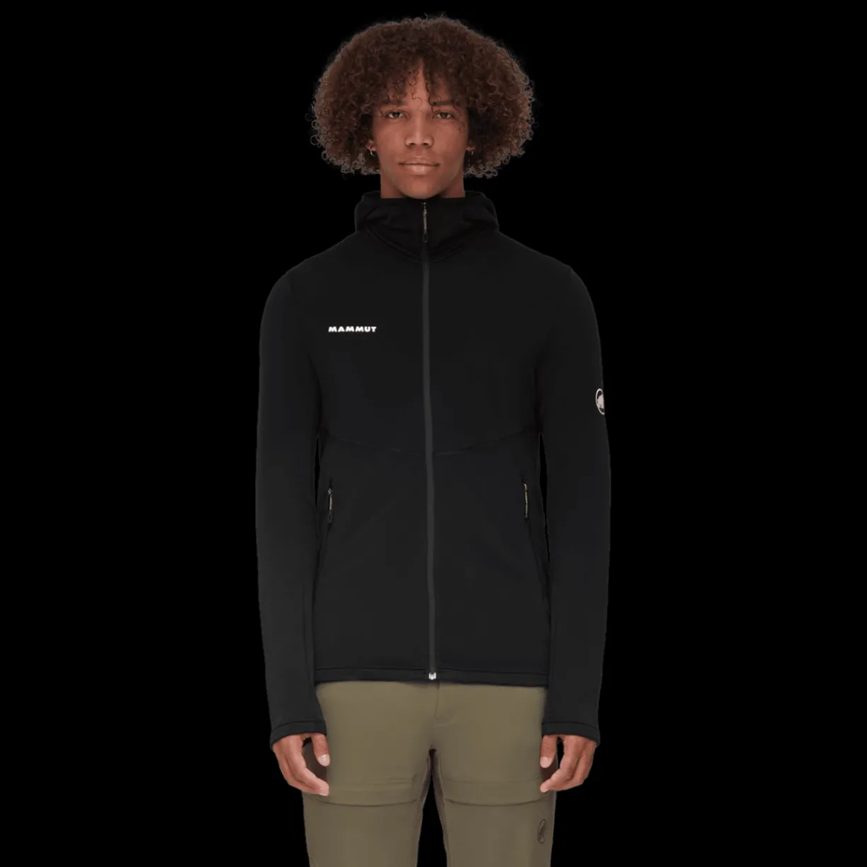 mmtsklep Polary I Bluzy-Polar Mammut Aconcagua Light ML Hooded Jacket Men