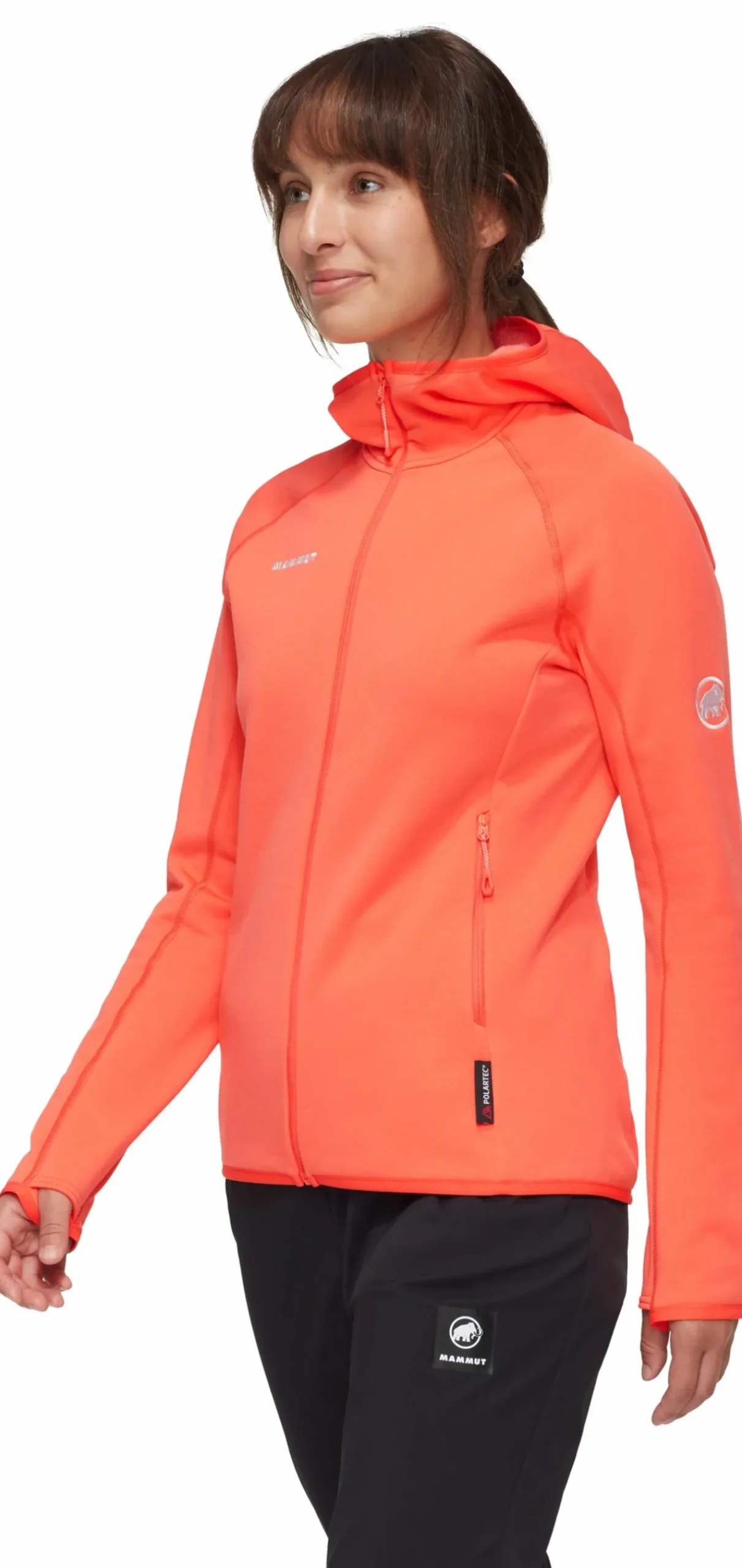 mmtsklep Polary I Bluzy-Polar Mammut Aconcagua ML Hooded Jacket Women
