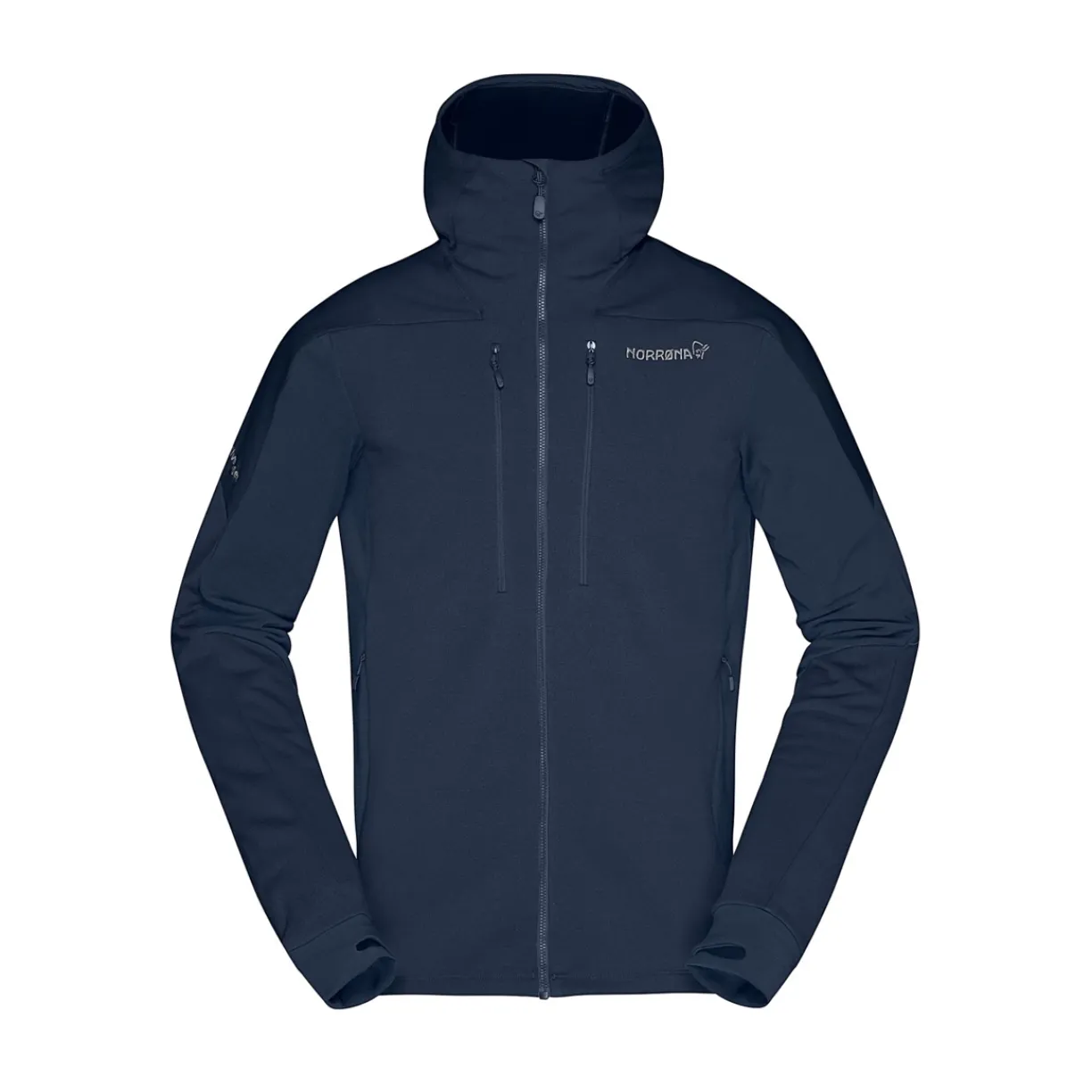 mmtsklep Polary I Bluzy-Polar Norrona Trollveggen Powerstretch Pro Zip Hood Men