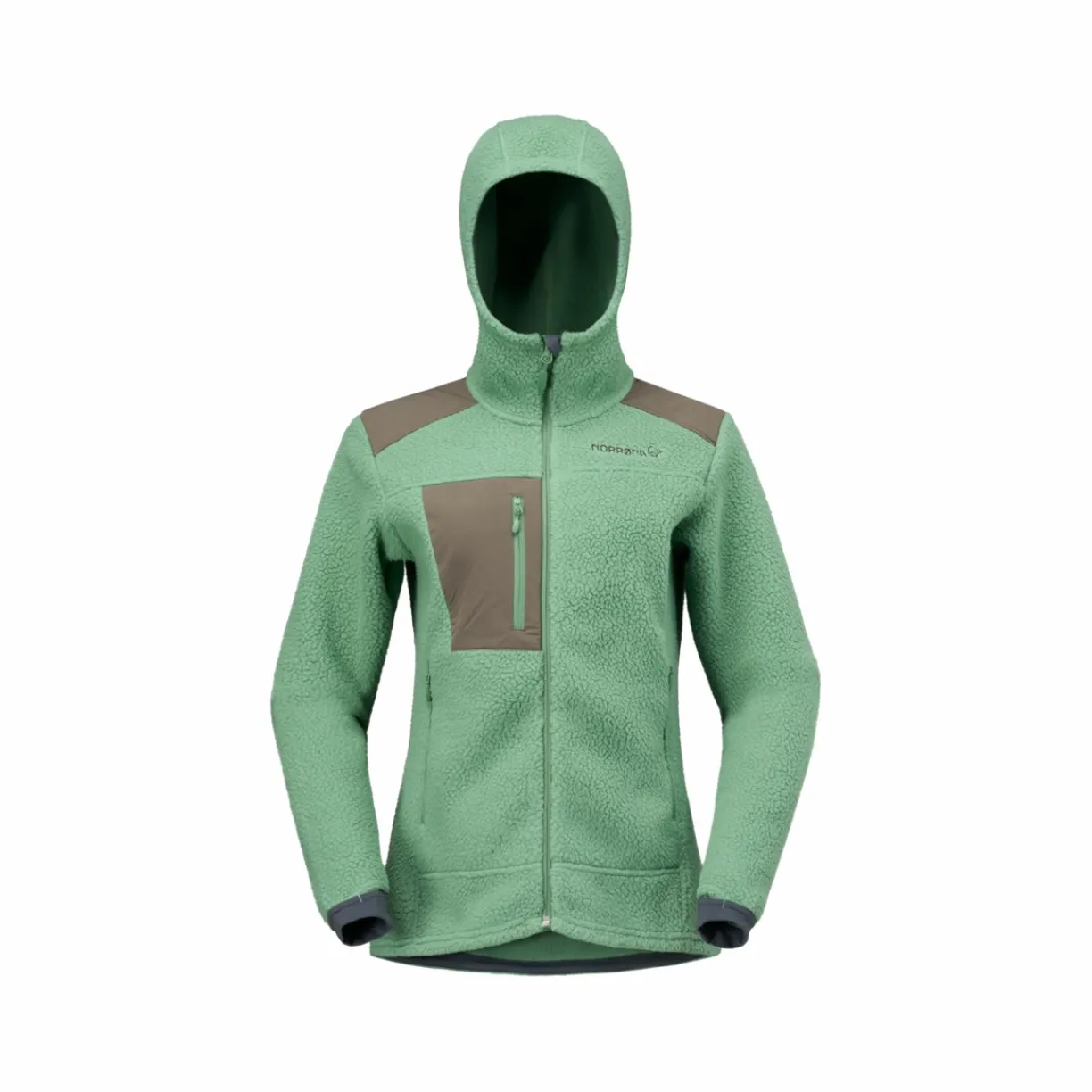 mmtsklep Polary I Bluzy-Polar Norrona Trollveggen Warm3 Zip Hood Women