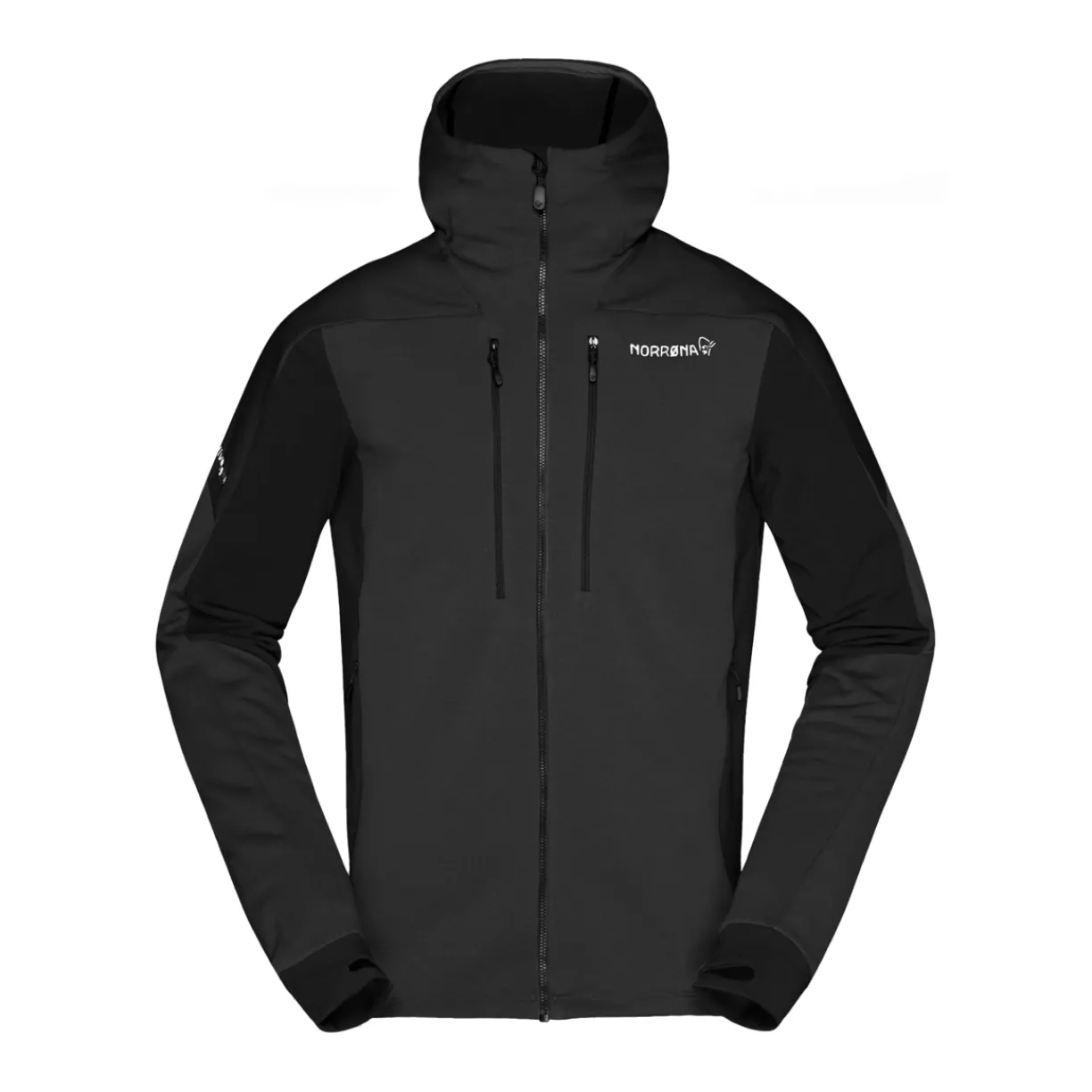 mmtsklep Polary I Bluzy-Polar Norrona Trollveggen Powerstretch Pro Zip Hood Men