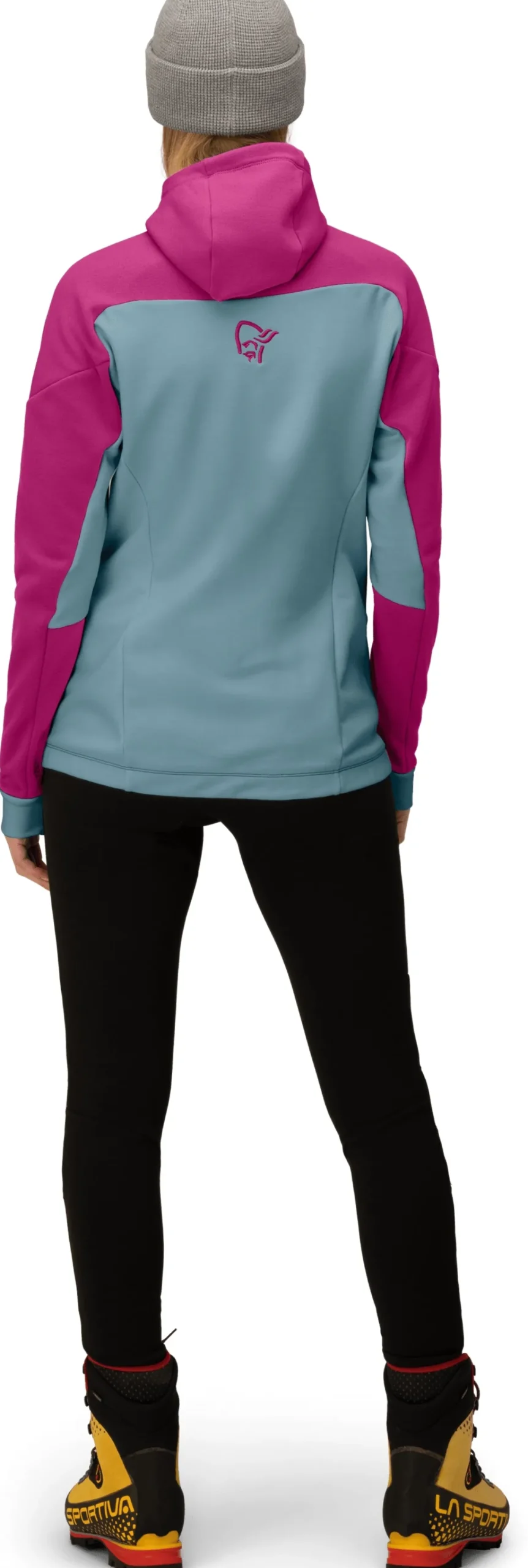 mmtsklep Polary I Bluzy-Polar Norrona Trollveggen Powerstretch Pro Zip Hood Women