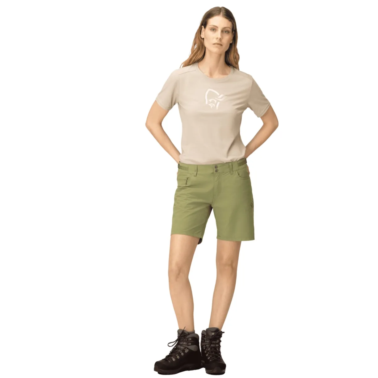 mmtsklep Spodnie I Spodenki-Spodenki Norrona Femund Cotton Shorts Women