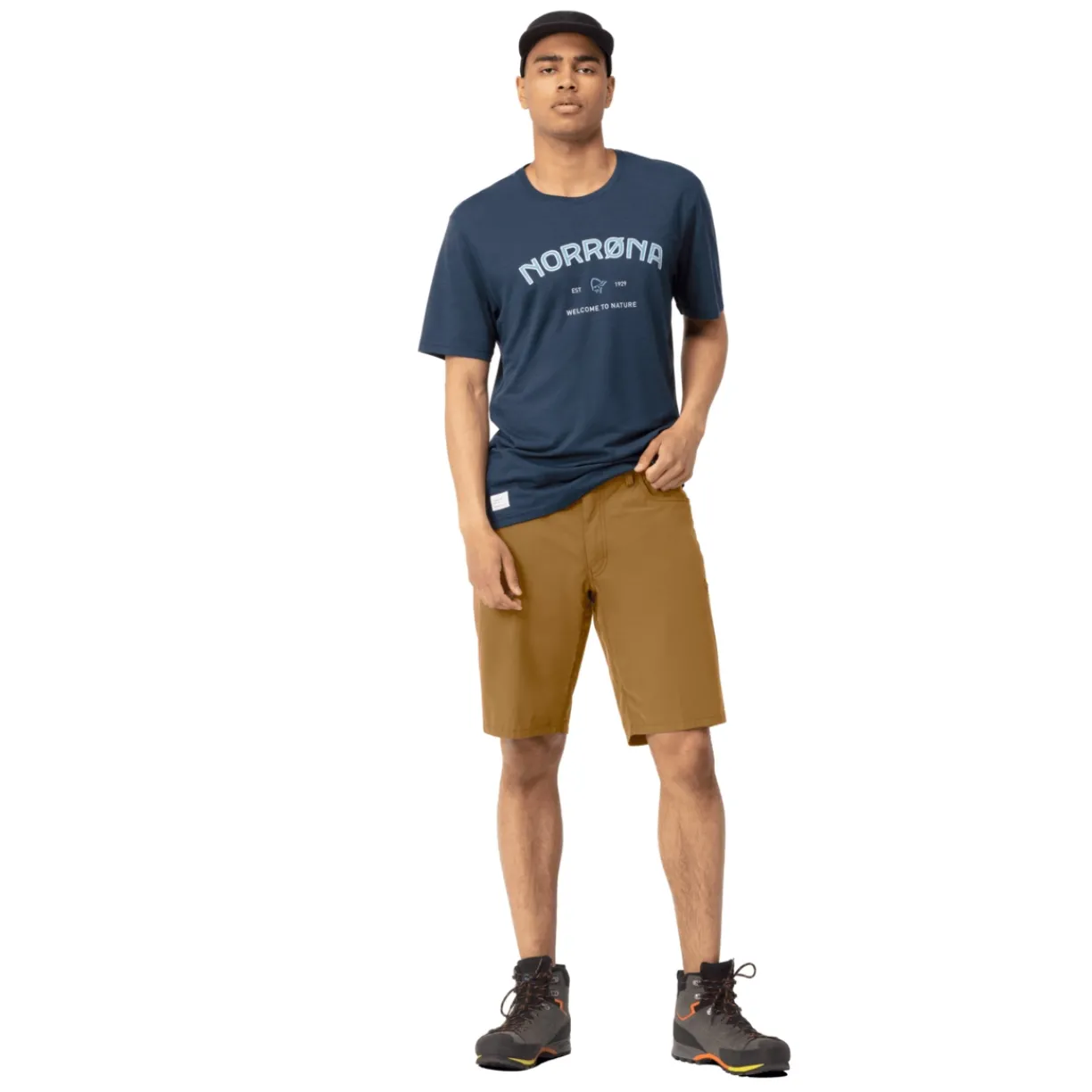 mmtsklep Spodnie I Spodenki-Spodenki Norrona Femund Cotton Shorts Men